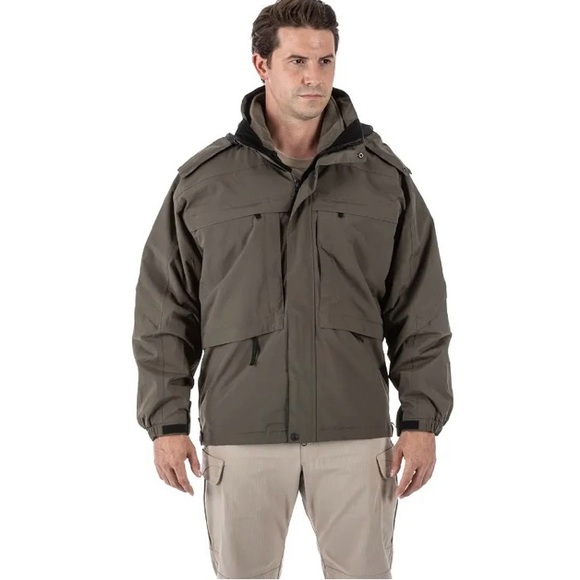 5.11 3 IN 1 SYSTEM TACTICAL AGGRESSOR PARKA NWOT ***COLOR IS ACTUALLY COYOTE *** - Picture 5 of 13